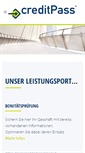 Mobile Screenshot of creditpass.de